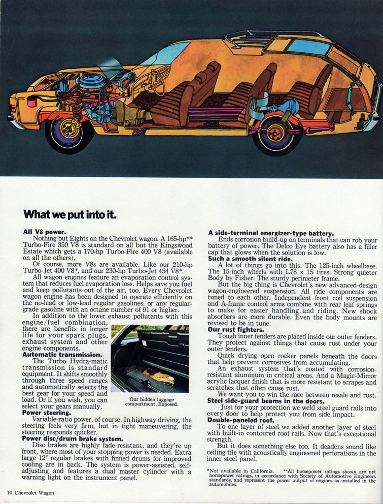1972 Chevrolet Wagons Brochure Page 8